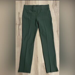 Nanette Lenore green straight leg cropped trousers